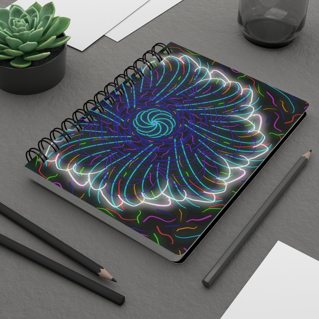 Cosmic Flower in Colour - Spiral Bound Journal