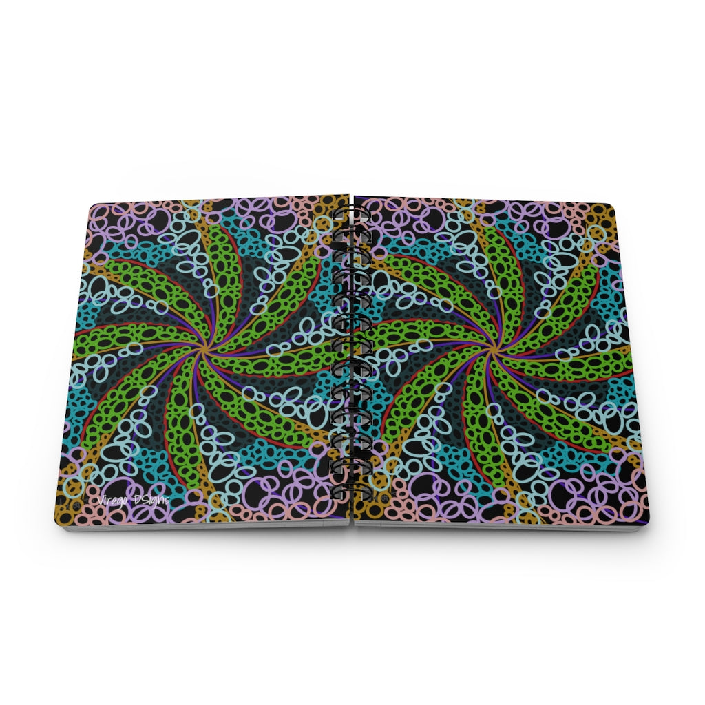 Rubber Band Man Flower - Spiral Bound Journal