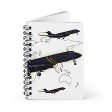 Load image into Gallery viewer, Global 7500 - Around the Globe - Colourful - Spiral Bound Journal
