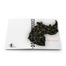 Load image into Gallery viewer, Golden Rhino - Spiral Bound Journal
