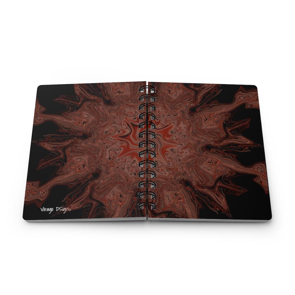 Flowing Lava - Spiral Bound Journal