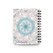 Load image into Gallery viewer, Deep Liquid - White Background - Spiral Bound Journal
