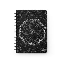 Load image into Gallery viewer, Isabelle&#39;s Flow - Black and White  - Spiral Bound Journal
