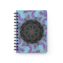 Load image into Gallery viewer, Purple and Blue Ocean - Spiral Bound Journal
