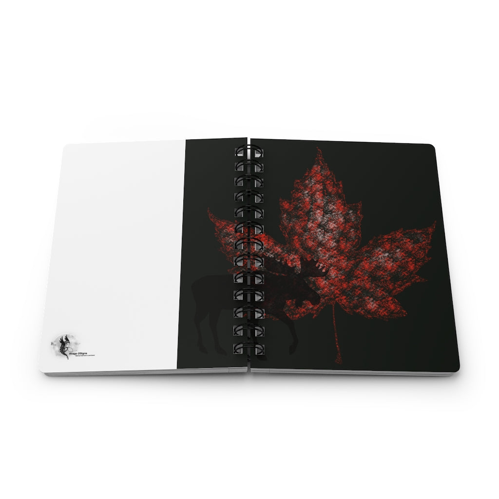 Oh Canada - Moose - Spiral Bound Journal