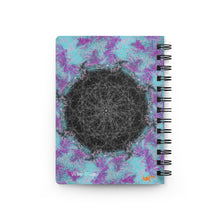 Load image into Gallery viewer, Purple and Blue Ocean - Spiral Bound Journal
