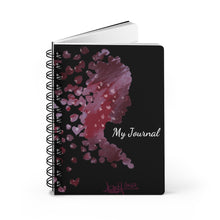 Load image into Gallery viewer, Celebrating Women - Black - Spiral Bound Journal
