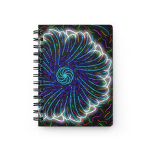 Load image into Gallery viewer, Cosmic Flower in Colour - Spiral Bound Journal
