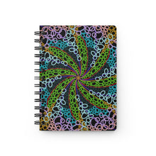 Load image into Gallery viewer, Rubber Band Man Flower - Spiral Bound Journal
