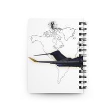 Load image into Gallery viewer, Global 7500 - Around the Globe - Colourful - Spiral Bound Journal
