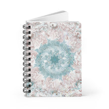 Load image into Gallery viewer, Deep Liquid - White Background - Spiral Bound Journal
