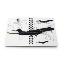 Load image into Gallery viewer, Global 7500 - Around the Globe - Colourful - Spiral Bound Journal
