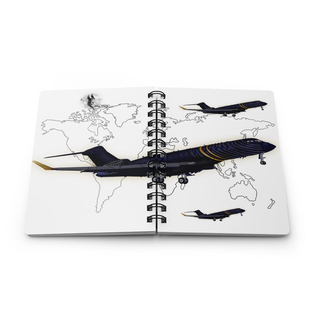 Global 7500 - Around the Globe - Colourful - Spiral Bound Journal