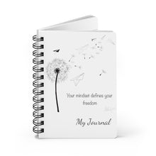 Load image into Gallery viewer, Paper Plane - Freedom - Spiral Bound Journal
