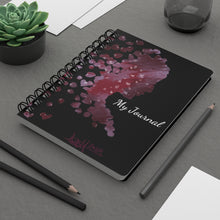 Load image into Gallery viewer, Celebrating Women - Black - Spiral Bound Journal
