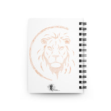 Load image into Gallery viewer, Fine Line Lion - Black  - Spiral Bound Journal
