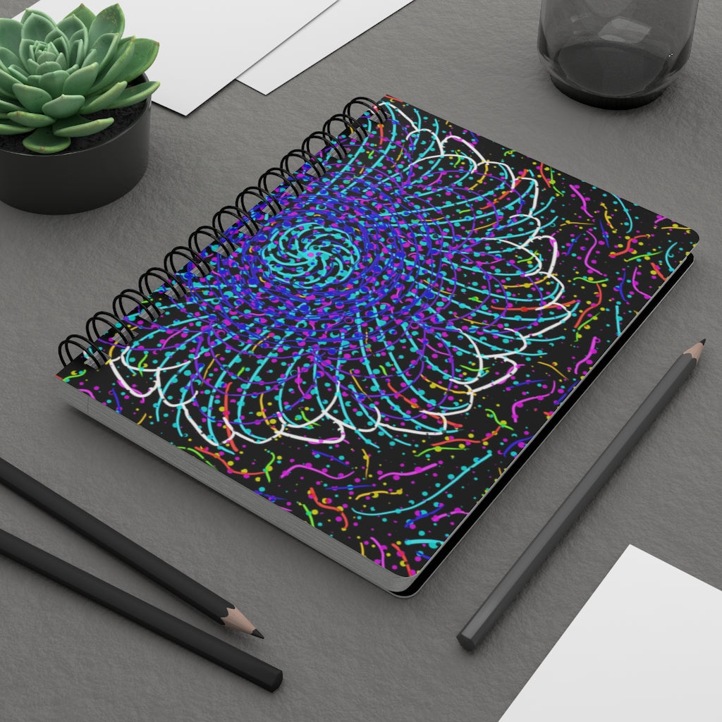 Cosmic Flower in Colour Part 2 - Spiral Bound Journal