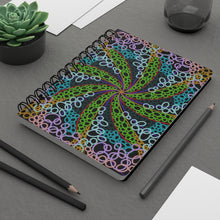 Load image into Gallery viewer, Rubber Band Man Flower - Spiral Bound Journal
