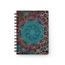 Load image into Gallery viewer, Deep Liquid - Brown Background - Spiral Bound Journal
