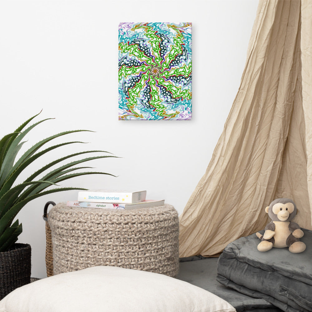 Rubber Band Swirls - Canvas