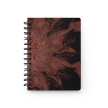 Load image into Gallery viewer, Flowing Lava - Spiral Bound Journal
