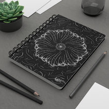 Load image into Gallery viewer, Isabelle&#39;s Flow - Black and White  - Spiral Bound Journal
