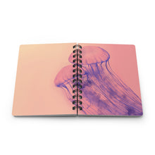 Load image into Gallery viewer, Jellyfish  - Black  - Spiral Bound Journal
