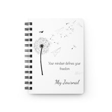 Load image into Gallery viewer, Paper Plane - Freedom - Spiral Bound Journal
