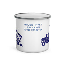 Load image into Gallery viewer, Hayes Trucking - Navy Blue - Enamel Mug
