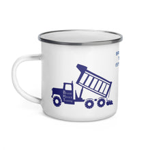 Load image into Gallery viewer, Hayes Trucking - Navy Blue - Enamel Mug
