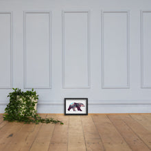 Load image into Gallery viewer, Art in A Polar Bear - Framed Poster
