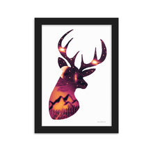 Load image into Gallery viewer, Deer Art - Framed Poster
