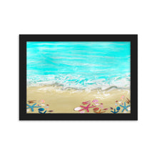 Load image into Gallery viewer, Beach Art - Framed Poster
