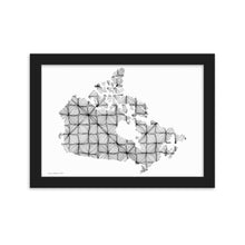 Load image into Gallery viewer, Curves Canada (White) - Framed Poster
