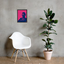 Load image into Gallery viewer, The Weeknd Wall Art - Watercolour (Pink and Blue) - Framed Poster
