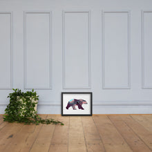 Load image into Gallery viewer, Art in A Polar Bear - Framed Poster
