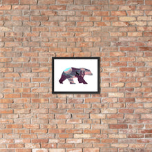 Load image into Gallery viewer, Art in A Polar Bear - Framed Poster
