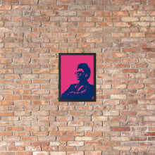 Load image into Gallery viewer, The Weeknd Wall Art - Watercolour (Pink and Blue) - Framed Poster
