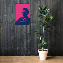 Load image into Gallery viewer, The Weeknd Wall Art - Watercolour (Pink and Blue) - Framed Poster
