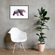 Load image into Gallery viewer, Art in A Polar Bear - Framed Poster
