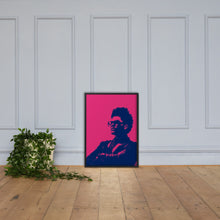 Load image into Gallery viewer, The Weeknd Wall Art - Watercolour (Pink and Blue) - Framed Poster
