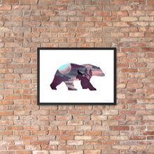 Load image into Gallery viewer, Art in A Polar Bear - Framed Poster
