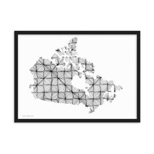 Load image into Gallery viewer, Curves Canada (White) - Framed Poster
