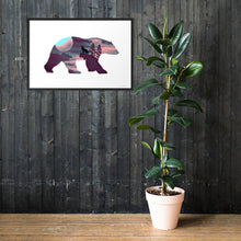 Load image into Gallery viewer, Art in A Polar Bear - Framed Poster
