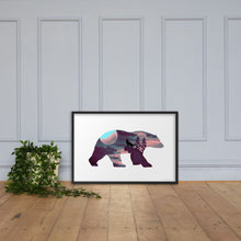 Load image into Gallery viewer, Art in A Polar Bear - Framed Poster
