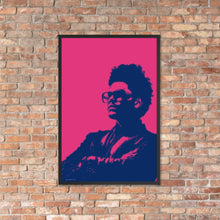 Load image into Gallery viewer, The Weeknd Wall Art - Watercolour (Pink and Blue) - Framed Poster
