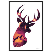 Load image into Gallery viewer, Deer Art - Framed Poster
