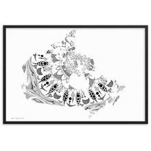 Load image into Gallery viewer, Mandala Canada (White) - Framed Poster
