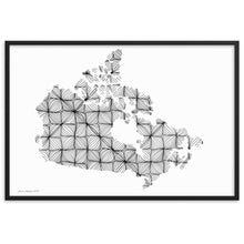 Load image into Gallery viewer, Curves Canada (White) - Framed Poster
