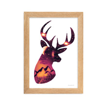 Load image into Gallery viewer, Deer Art - Framed Poster
